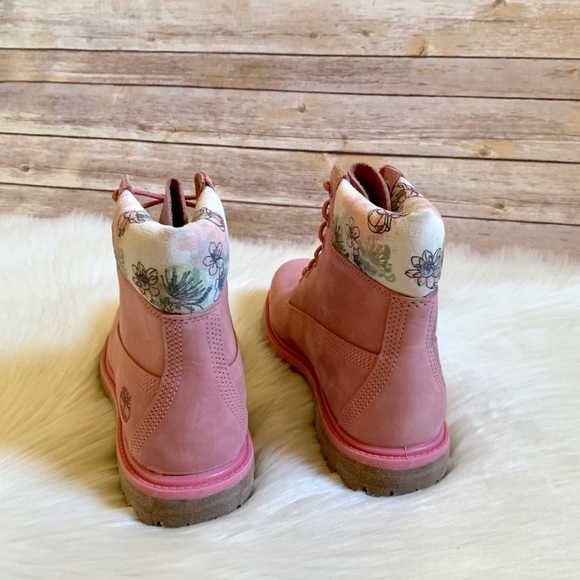 Timberland Medium Pink Premium 6” Waterproof Boots - Picture 7 of 8